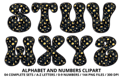 Construction Alphabet Letters &amp; Numbers Clipart PNG 300DPI Product Image 4