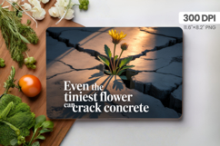 Inspirational Quotes Cutting Board PNG Design, Motivational Product Image 1