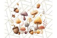 Woodland Forest Scene PNG Clipart, Fall Nature Elements Product Image 2