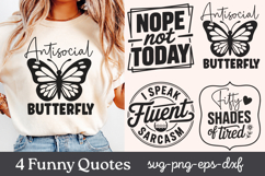 Funny Quotes SVG PNG Product Image 1
