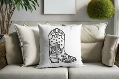 Cowboy boot cut file svg, png American desert Cactuses cut Product Image 7