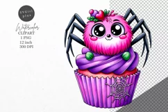 Halloween clipart, Cupcake clipart, Autumn clipart Product Image 1