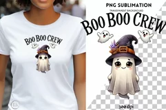 Boo Boo Crew, Retro Halloween Designs PNG for Crafting Product Image 1