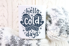Hello Cold Days Svg, Sweater Weather Svg, Winter Season Svg. Product Image 8