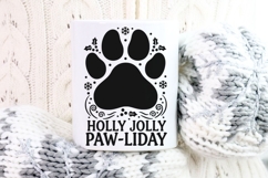 Holly Jolly Pawliday Svg, Dog Christmas Svg, Dog Paw Svg. Product Image 9