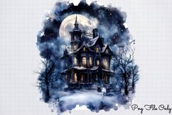 Gothic Spooky Winter Clipart PNG Product Image 1