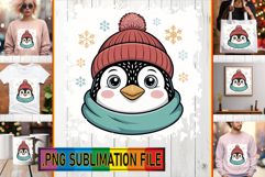 Cheerful TOTE BAG Magic PNG, Cute Christmas Product Image 1