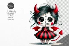 Halloween clipart, Doll clipart, Autumn clipart, Product Image 1