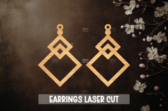 Style Laser Cut Earrings SVG File Product Image 1
