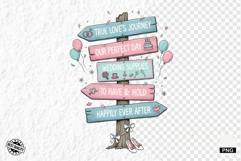 Summer Wedding Signspots Clipart Product Image 1