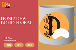 Honeydew Boho Floral Monogram Product Image 1