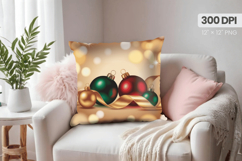 Happy New Year PNG Pillow, Festive New Year's Eve 2026 PNG Product Image 1