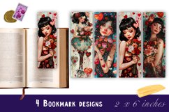 Valentines day bookmark printable | Valentine&#039;s Day Bookmark Product Image 1