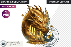 Fantasy Dragon Clipart, dragon PNG, Fantasy PNG Product Image 1