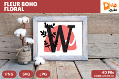 Fleur Boho Floral Monogram Product Image 1
