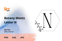 Botany Meets Letter Product Image 1