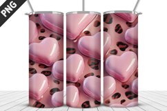 Valentines Love Skinny Tumbler PNG Wrap| Valentines Tumbler Product Image 3