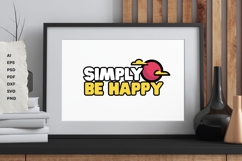 Simply Be Happy - SVG Design Product Image 14