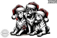 Christmas Dog Clipart - Christmas Sublimation PNG Design Product Image 1