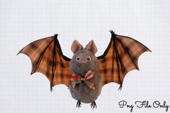 Halloween Autumn Plaid Clipart PNG Product Image 1