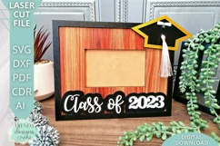 Class of 2023 Graduation Photo Frame Laser cut file Product Image 4