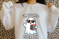 I&#039;m Booked Literally PNG Funny Book Lover Sublimation Design Product Image 2