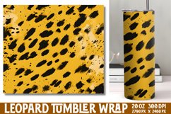 Leopard Print Tumbler Wrap Sublimation Product Image 1