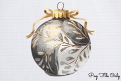 Gold and Black Christmas Clipart PNG Product Image 1