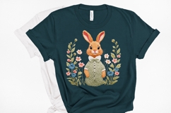 Bunny Faux Embroidery Png Sublimation Product Image 1