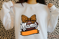 Football Mama Sublimation PNG, Fall Mom Sports Clipart, Product Image 2