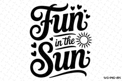 Fun in the Sun svg | Summer Svg | Svg Cut Files Product Image 1