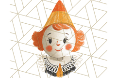 Vintage Halloween PNG Clipart, 1950s Retro Graphics Clip Art Product Image 2
