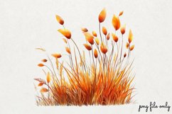 Watercolor Grass Borders Clipart PNG Product Image 1