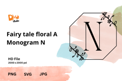Fairy Tale Floral Monogram Product Image 1