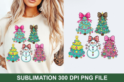 Christmas Tree Sublimation - Christmas PNG Design Product Image 1