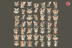 Whimsical Floral Fairy Girls Clipart Bundle Product Image 14
