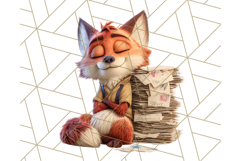 Forest Mail Delivery Clipart PNG, Animal Post Office PNG Product Image 2