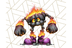 Halloween Monster Clipart PNG, Cute Spooky Characters Product Image 2