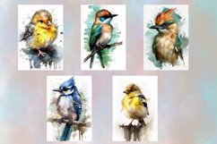 17 Watercolor Birds Wall Art ,Jpg 12x18 inch Product Image 4
