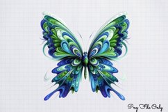Smoke Butterflies Clipart PNG Product Image 1