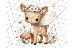 Forest Fairy Garden Creatures PNG, Whimsical Woodland Art Product Image 2