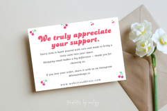 Cute Small Business Thank You Card Template | Editable Canva Product Image 3