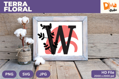 Terra Floral Monogram Product Image 1