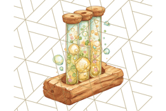Hocus Pocus Potion Lab Clipart PNG Halloween Clip Art Product Image 2