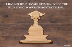 Graduation Tassel Holder Laser Cut | Glowforge | SVG Product Image 2