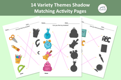 14 Shadow Matching Activity Pages for Toddlers Product Image 14