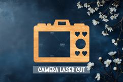 Minimalist Camera Laser Cut Design Product Image 1