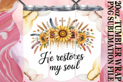 GENTLE SPIRITS 20oz TUMBLER WRAP, Christian Product Image 1