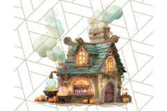 Halloween Candy Shop Clipart PNG, Trick or Treat Clip Art Product Image 2