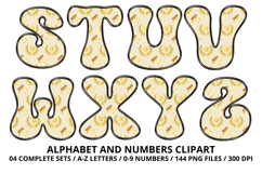 Graduation Alphabet png clipart, graduation letters doodle Product Image 4